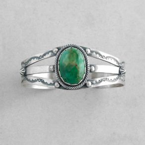 Sterling Silver Royston Turquoise Cuff FJB2809